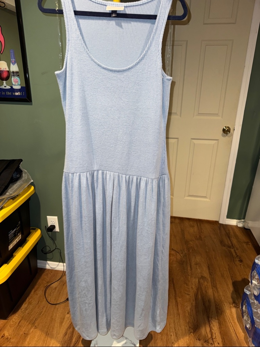 NWOT Univeral Thread  Blue Sleeveless Maxi Dress Sz M